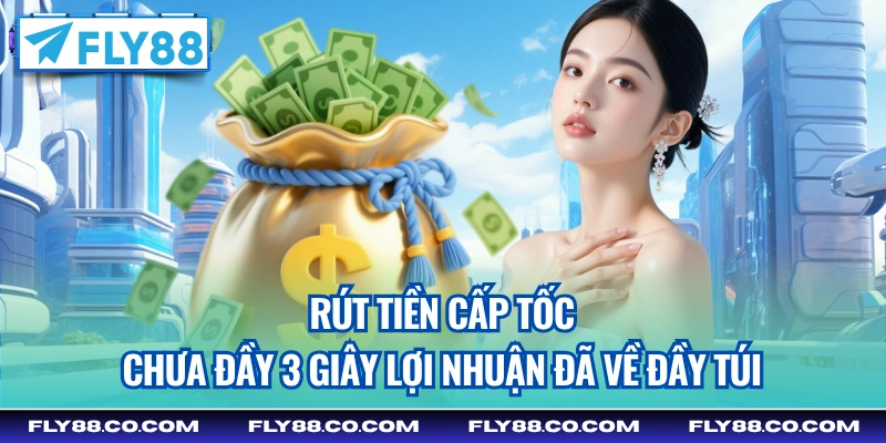 Rút tiền cấp tốc, chưa đầy 3 giây lợi nhuận đã về đầy túi